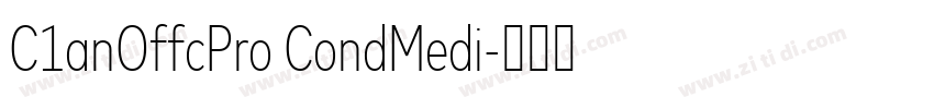 C1anOffcPro CondMedi字体转换 C1anOffcPro CondMedi字体转换